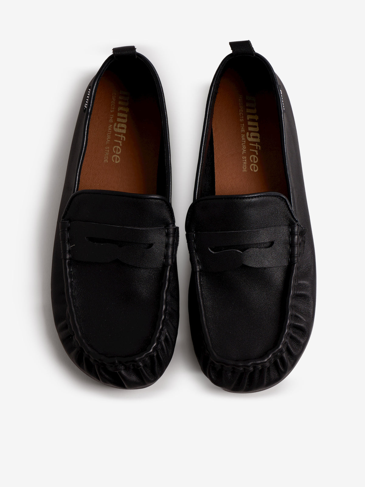zapatos planos Mujer Mocasines negro 02