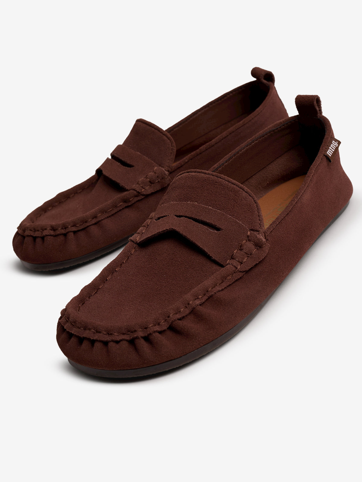 zapatos planos Mujer Mocasines marron 06