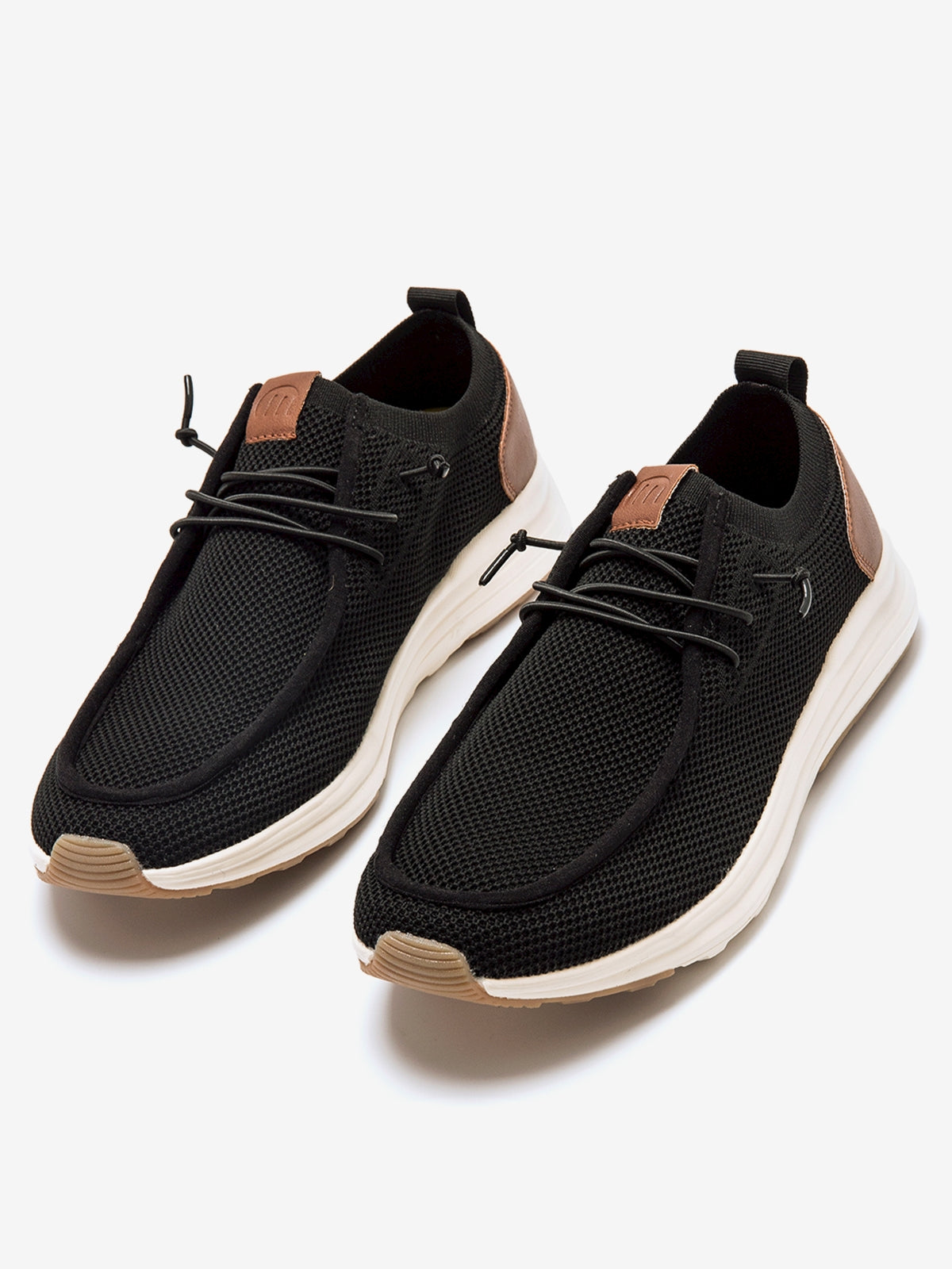 zapatillas Hombre Zapatos para hombre negro 02
