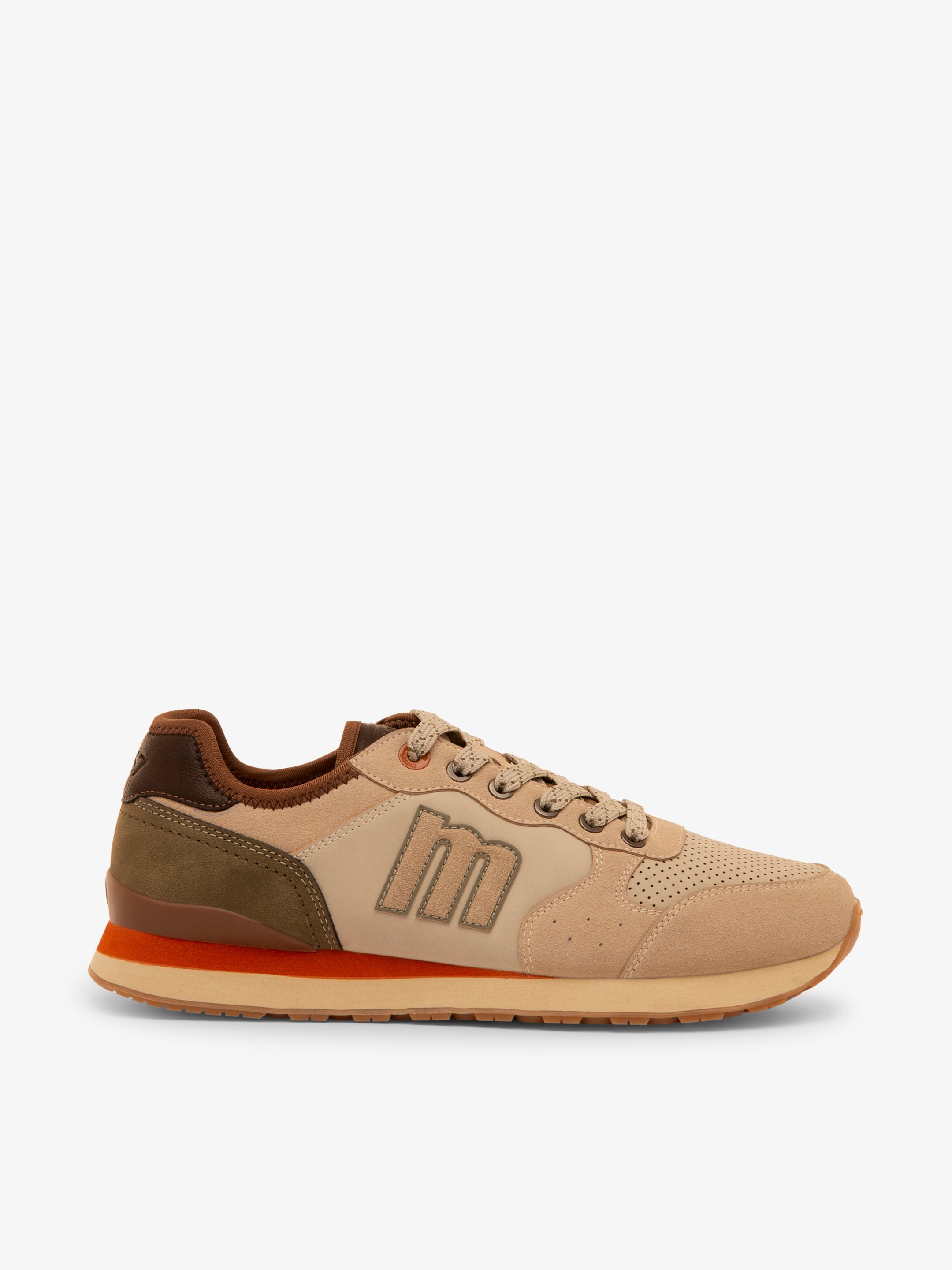 zapatillas Hombre Deportivas de Hombre beige 01