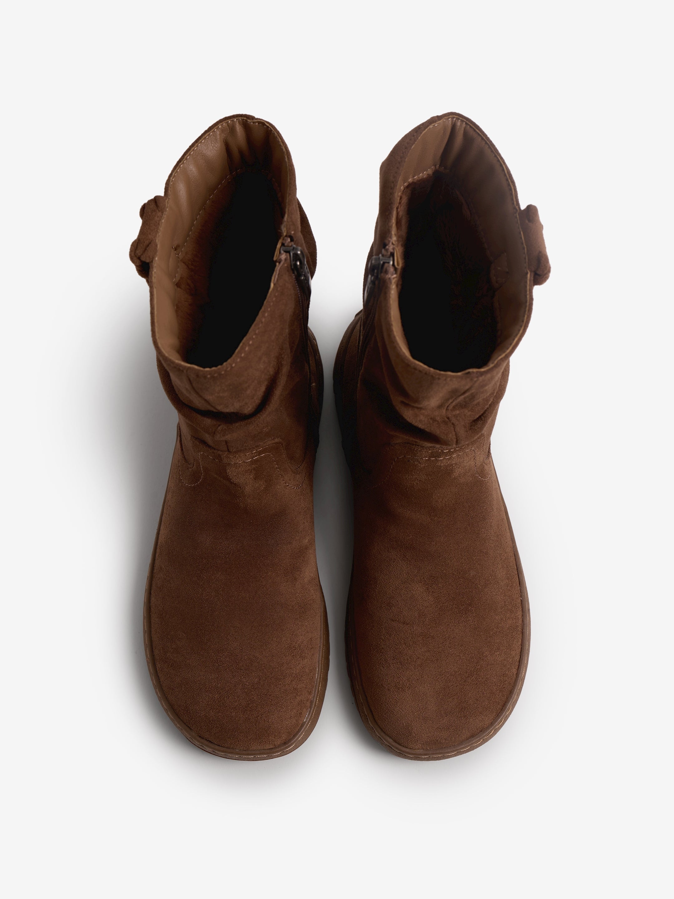 botines planos Mujer Botines marron 02
