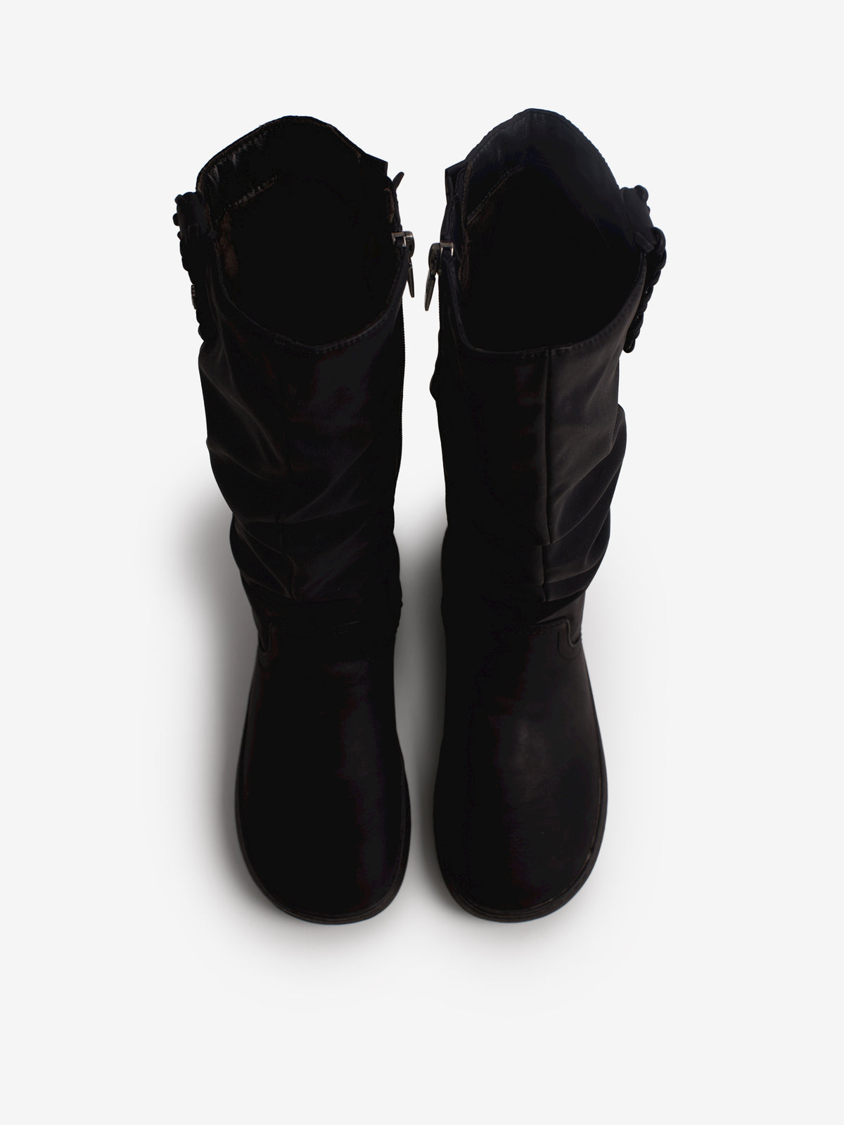 botas planas Mujer Botas planas negro 02