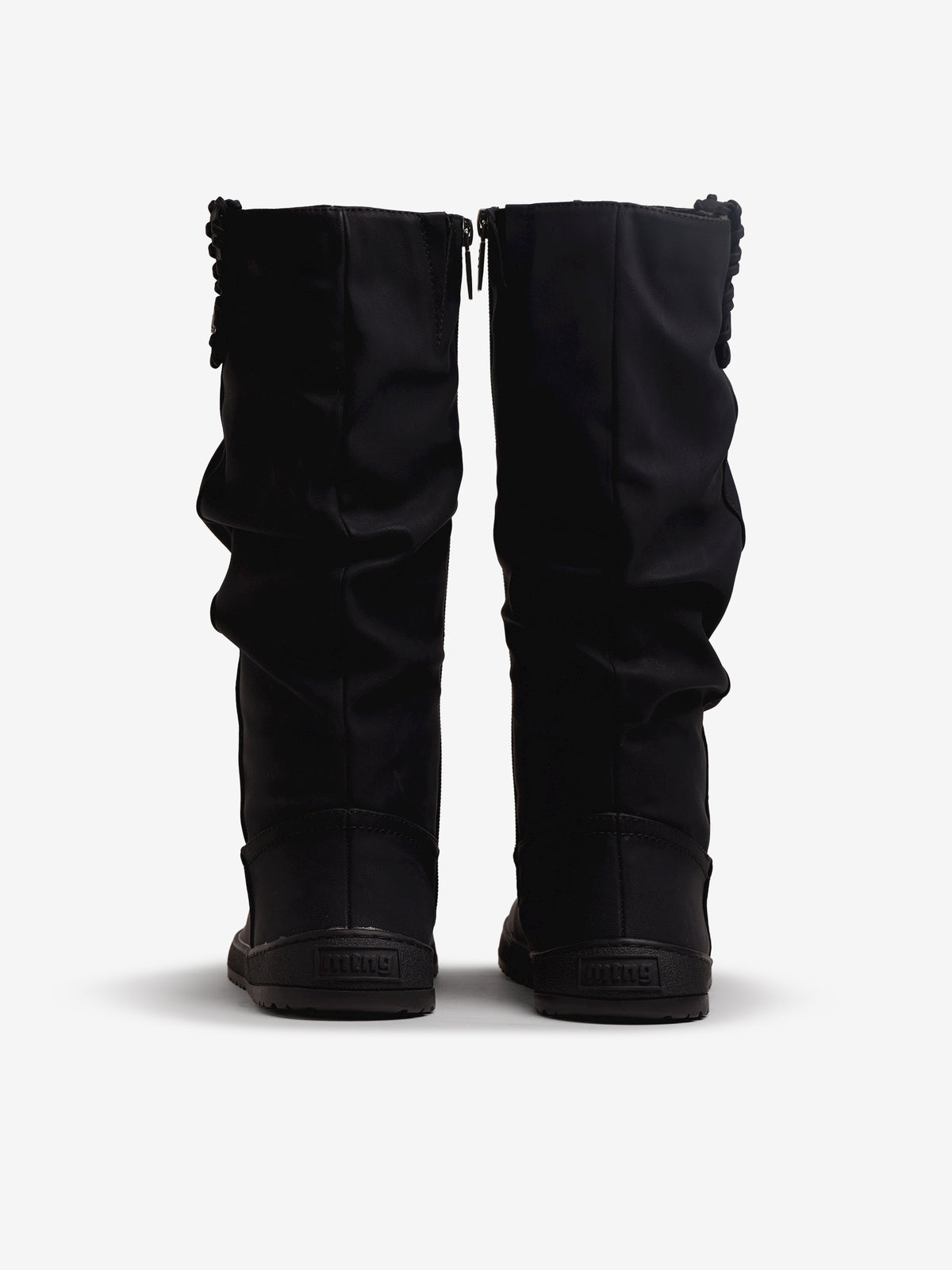 botas planas Mujer Botas planas negro 03