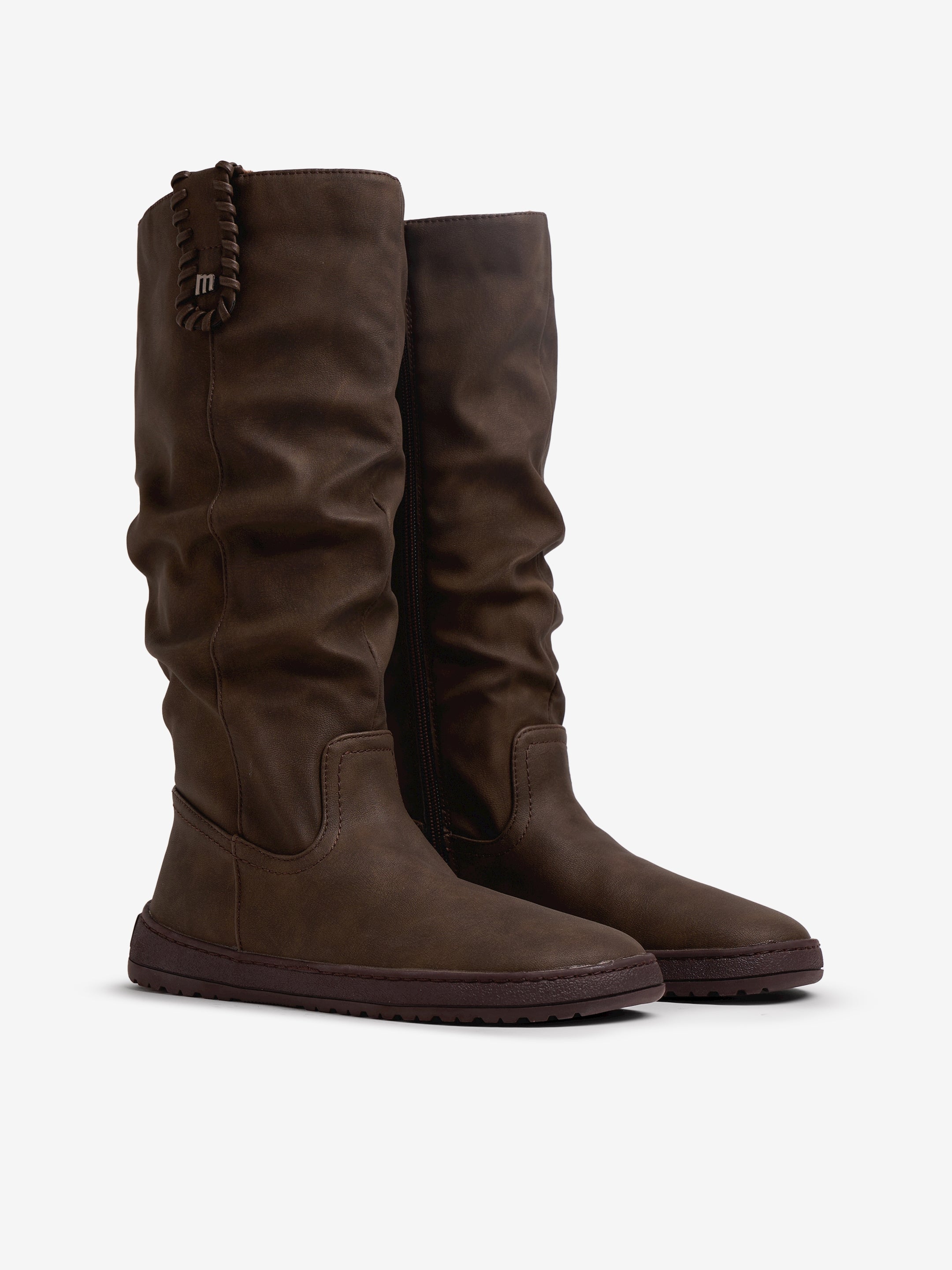 botas planas Mujer Botas marron 05