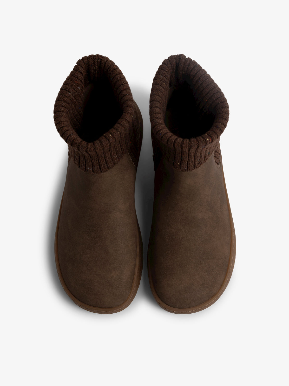 botines planos Mujer Botines barefoot marron 02