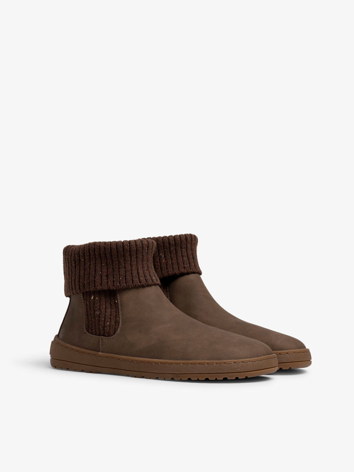 botines planos Mujer Botines barefoot marron 04