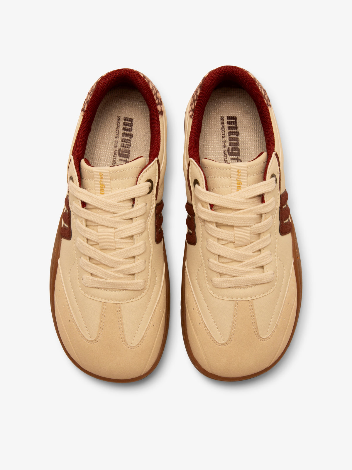 zapatillas Mujer Deportivas de Mujer beige 02
