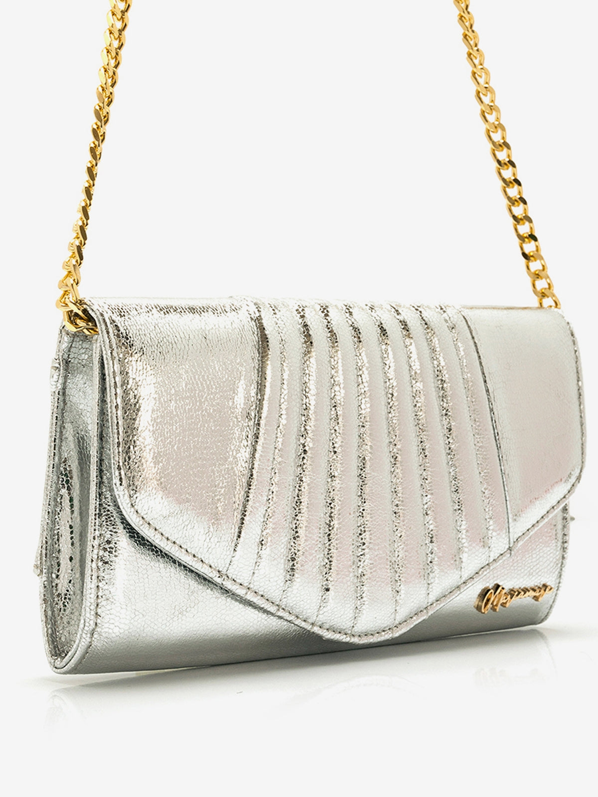bolsos de mano Mujer Bolso clutch mujer plata 02