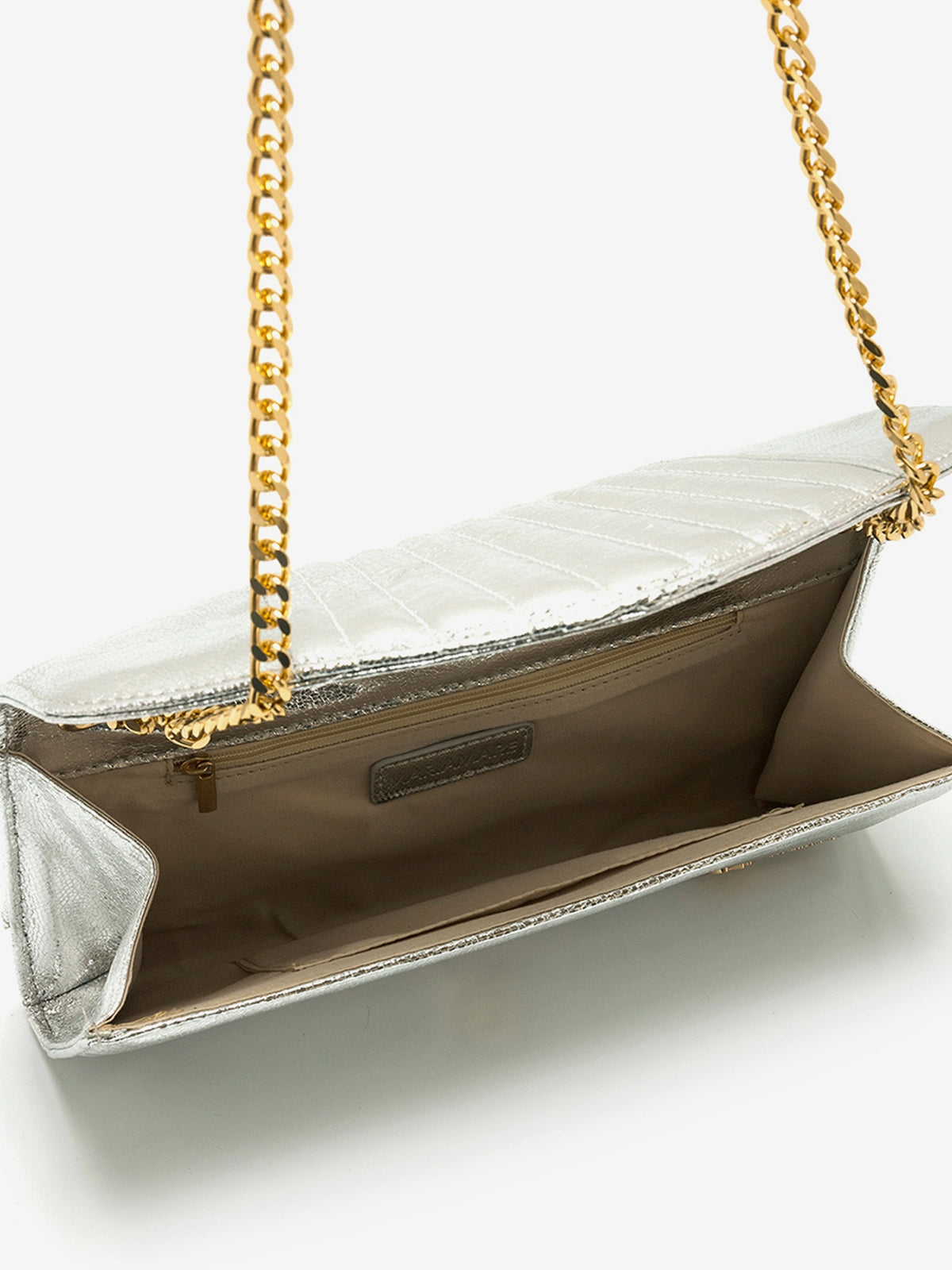bolsos de mano Mujer Bolso clutch mujer plata 05