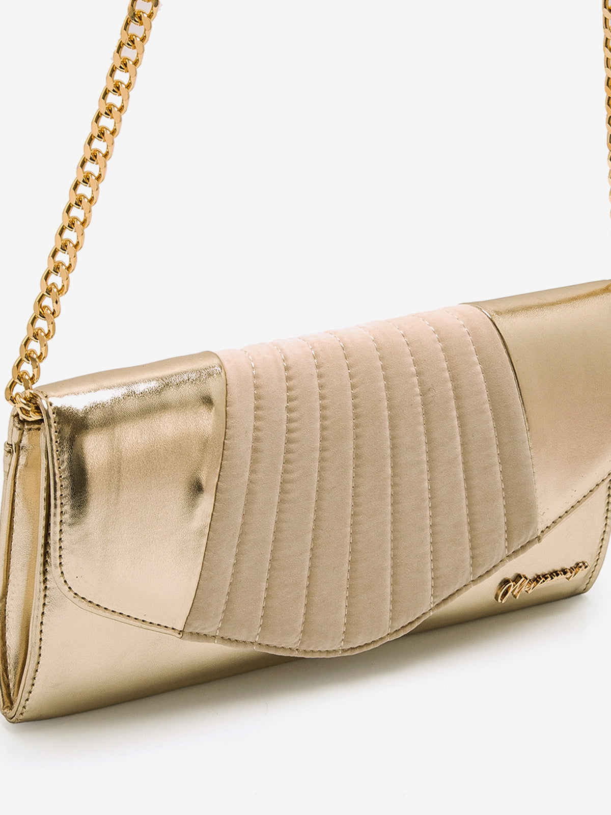 bolsos de mano Mujer Bolso clutch mujer beige 02