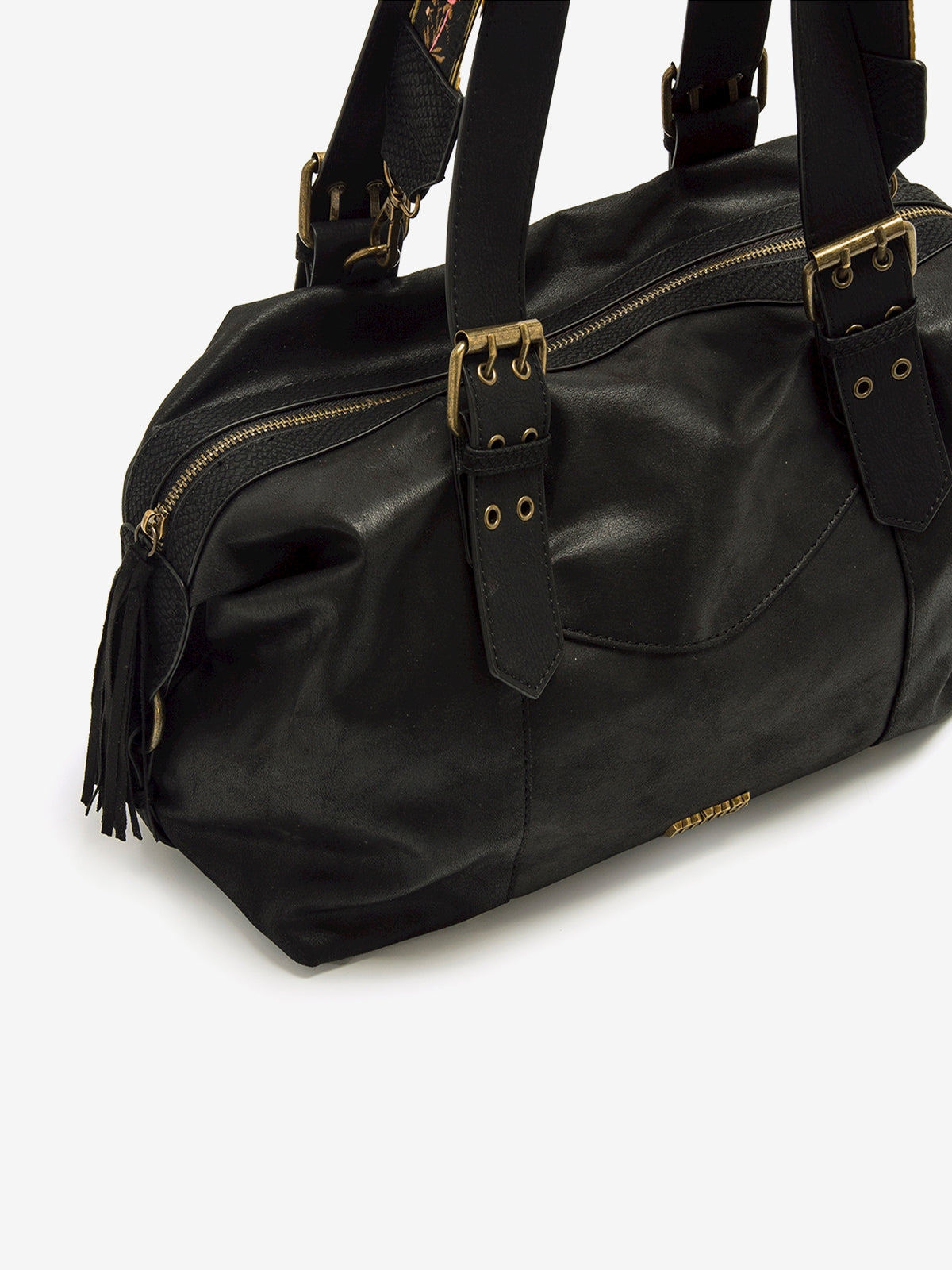 bolsos Mujer Bolso bowling negro 02