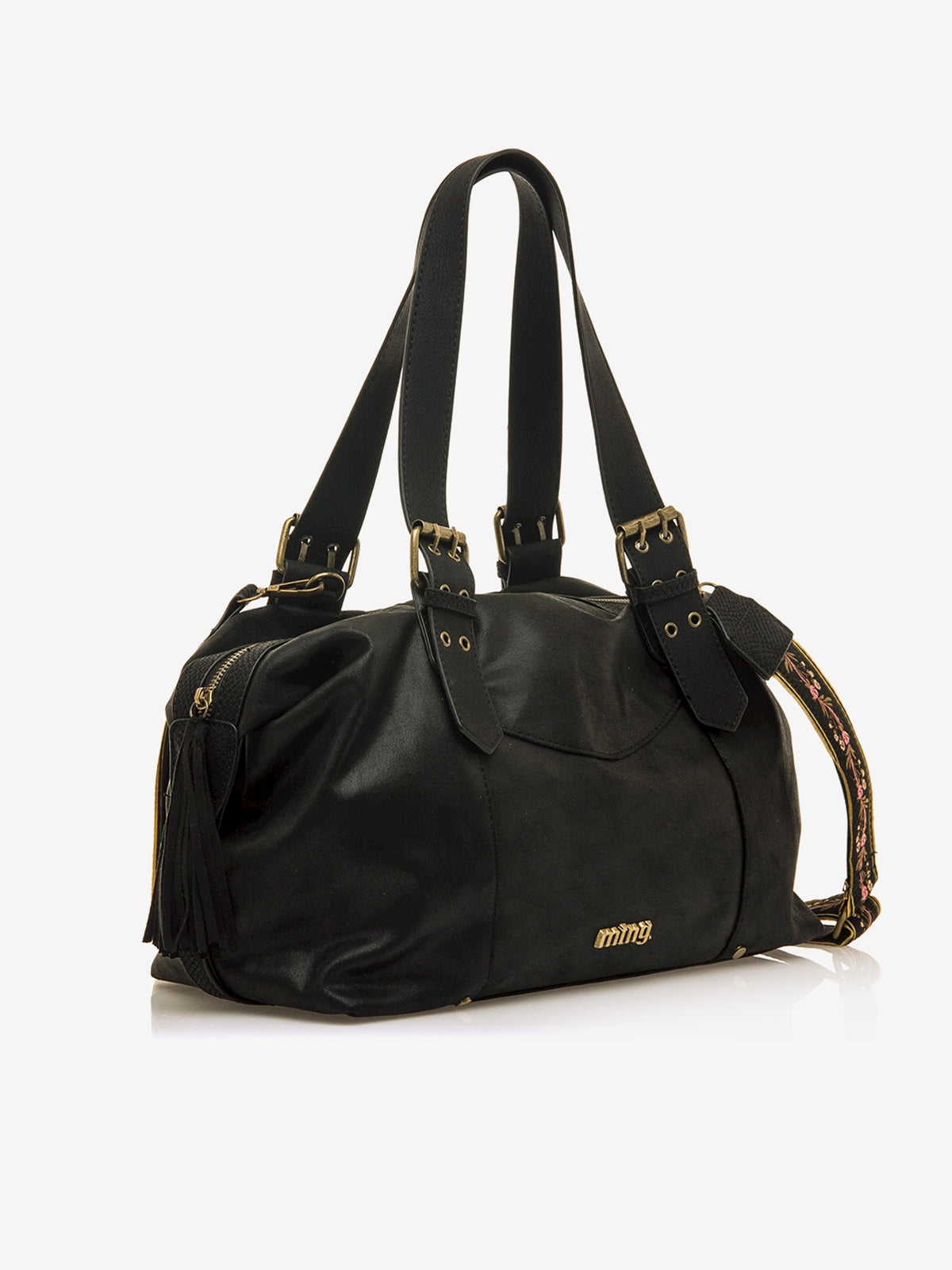 bolsos Mujer Bolso bowling negro 03