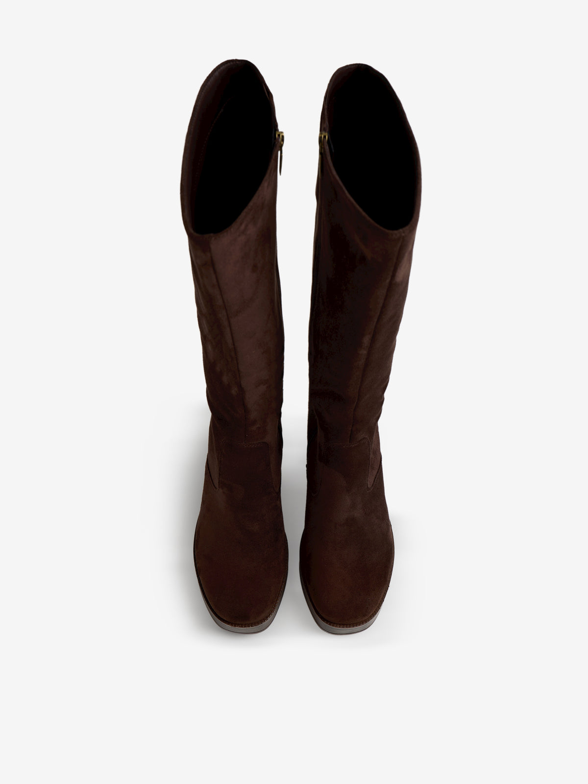 botas de tacón Mujer Botas altas mujer marron 02