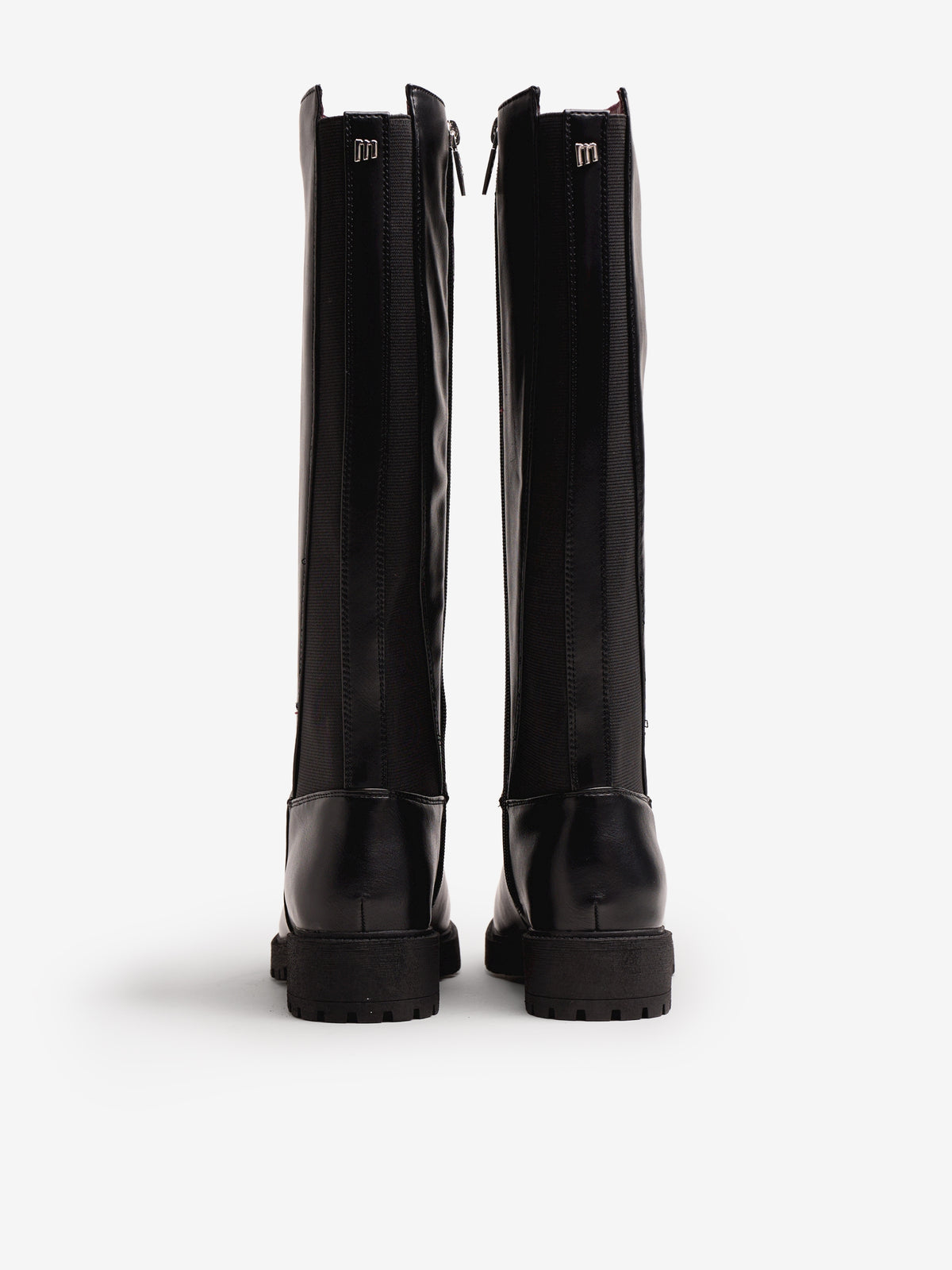 botas planas Mujer Bota alta negro 03