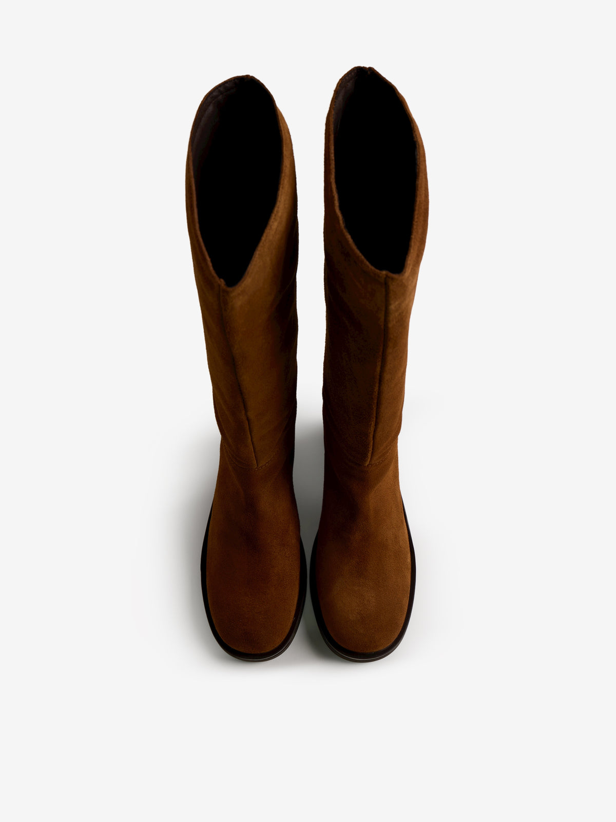botas planas Mujer Botas marron 02