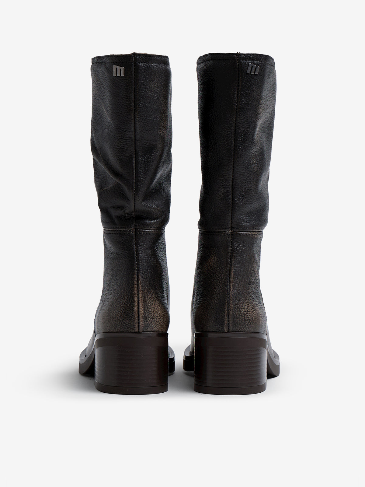 botas planas Mujer Botas negro 03
