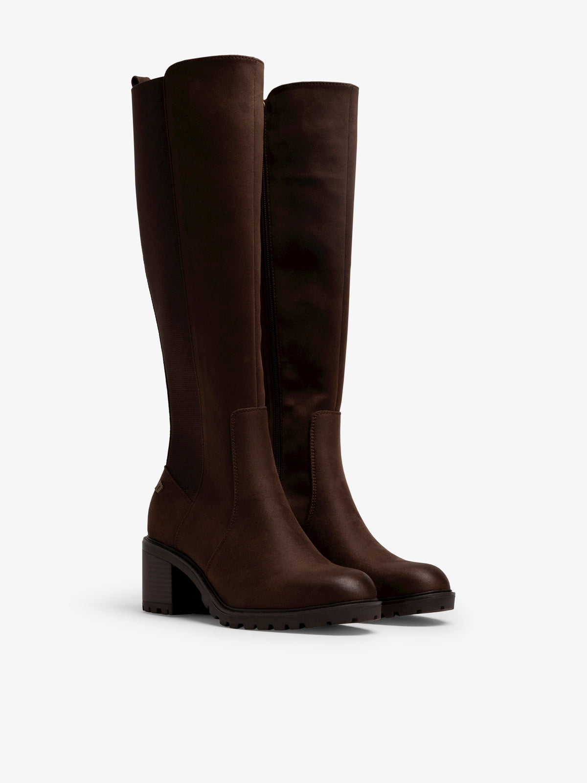 botas de tacón Mujer Botas marron 05