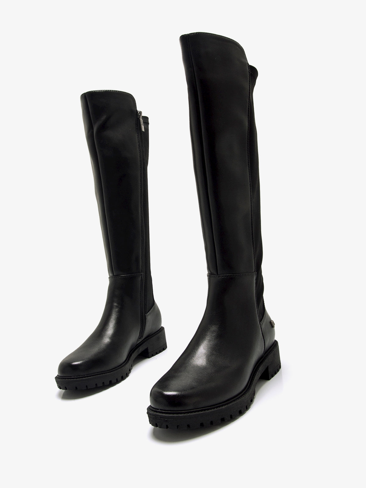 botas planas Mujer Botas para mujer negro 02