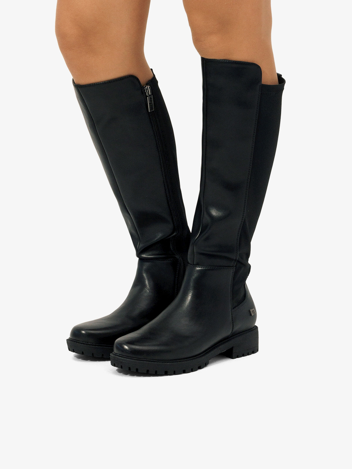 botas planas Mujer Botas para mujer negro 03