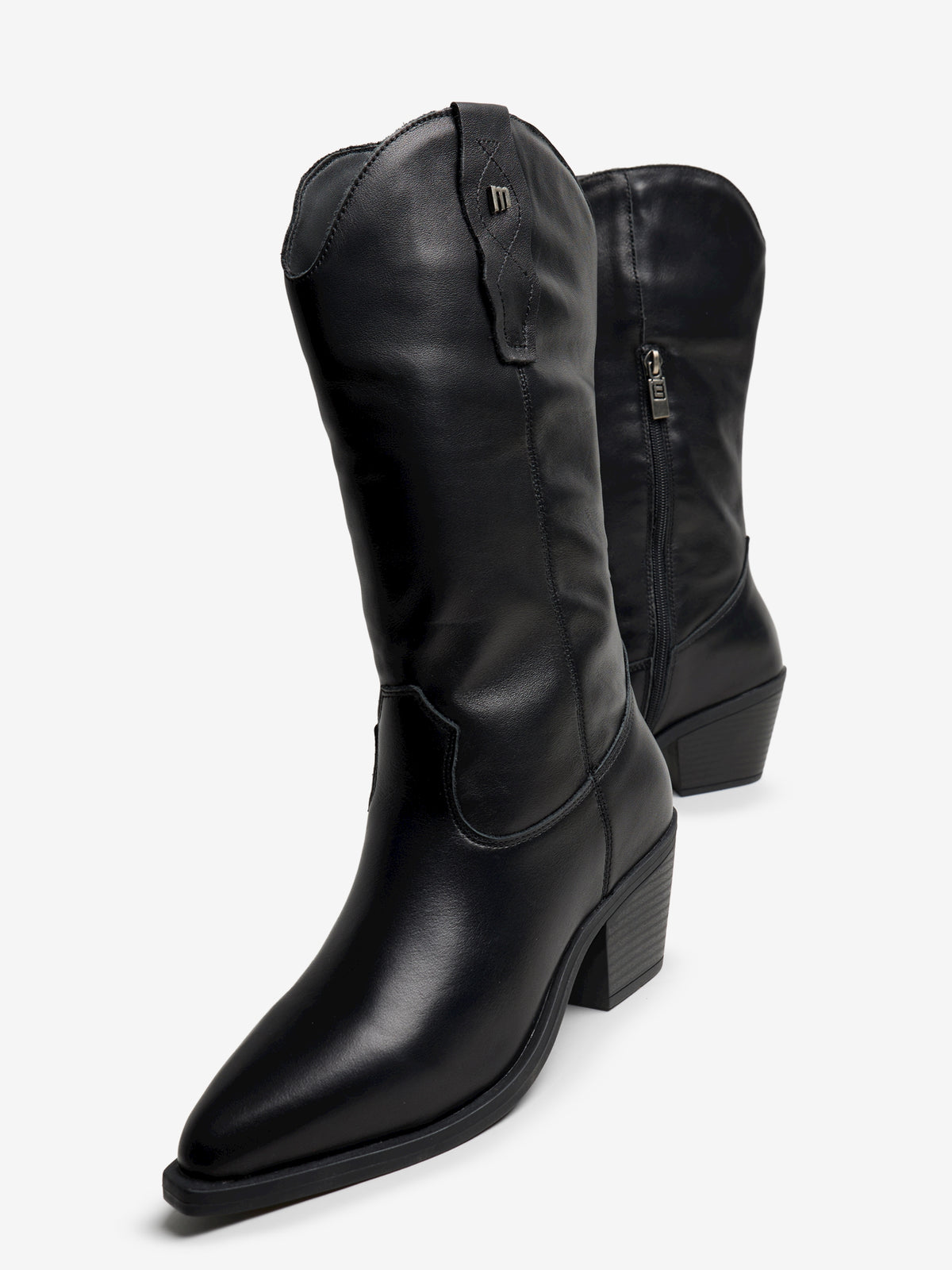 botas de tacón Mujer Botas negro 04