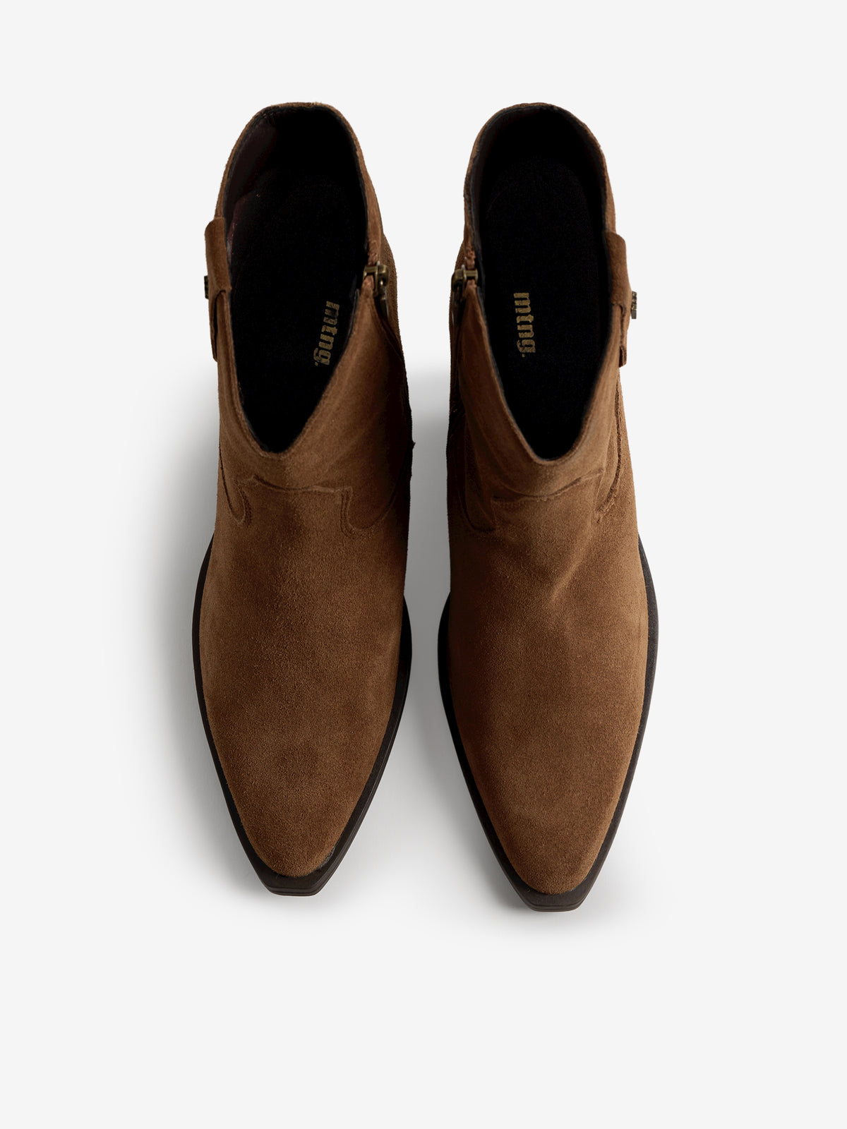 botines de tacón Mujer Botines marron 02