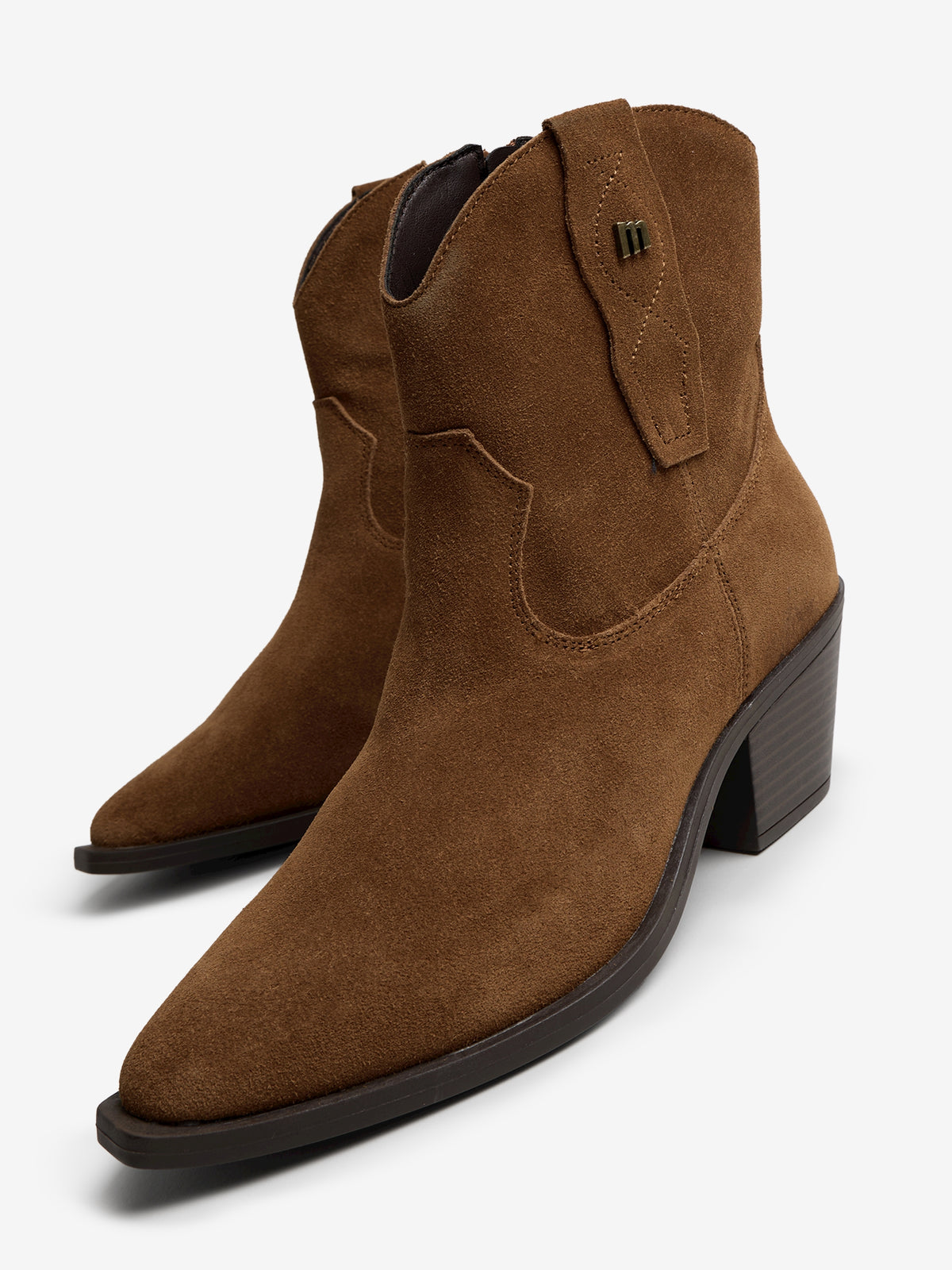 botines de tacón Mujer Botines marron 04