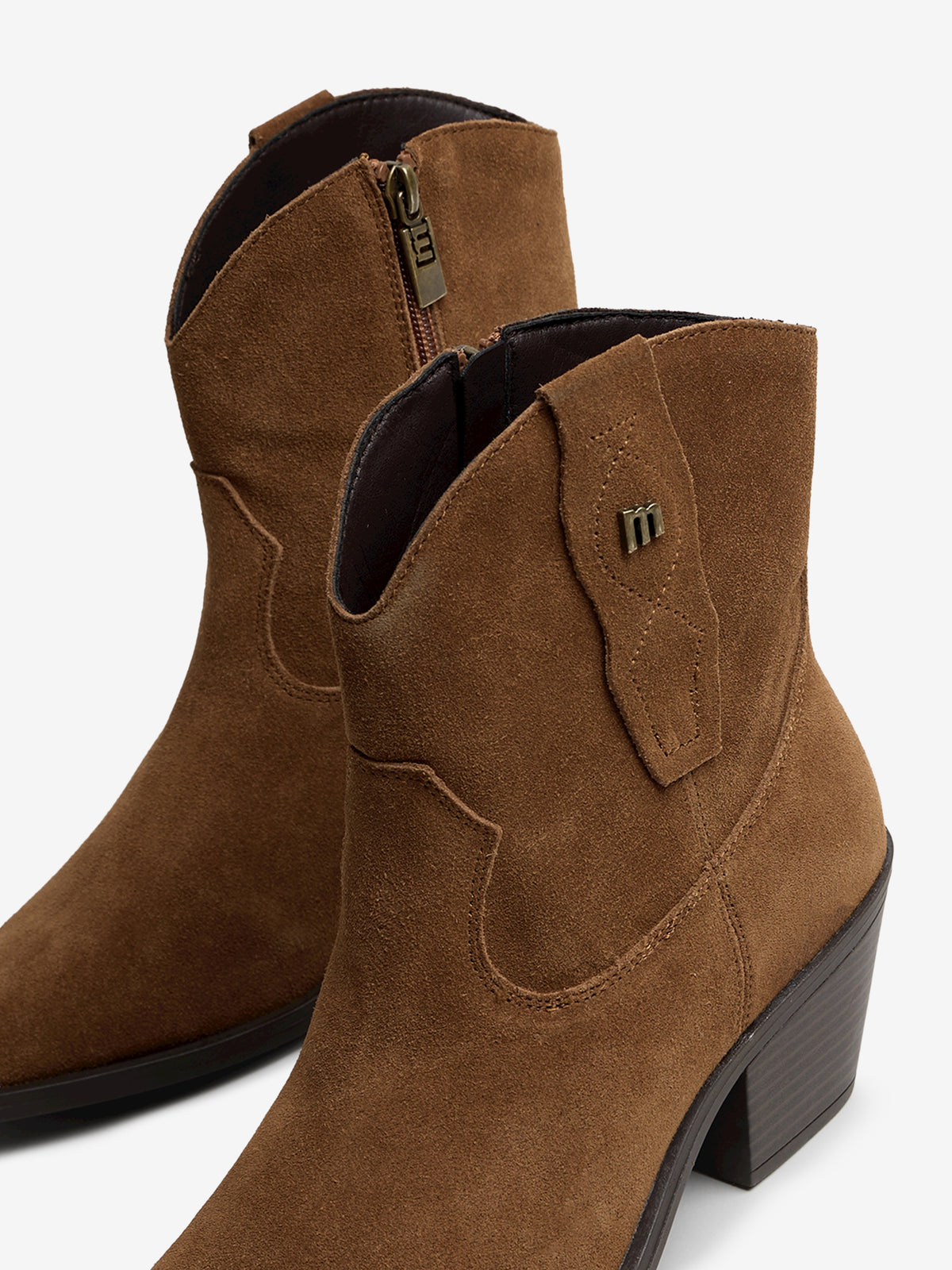 botines de tacón Mujer Botines marron 06