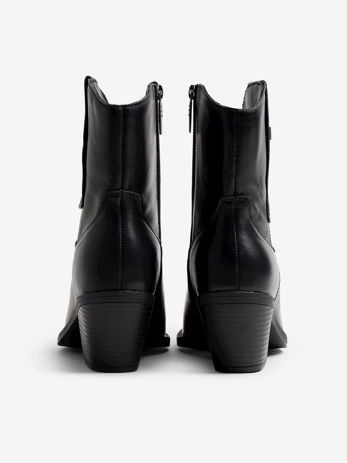 botines de tacón Mujer Botines negro 03