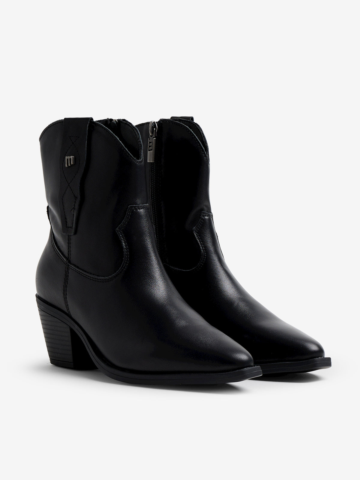 botines de tacón Mujer Botines negro 05