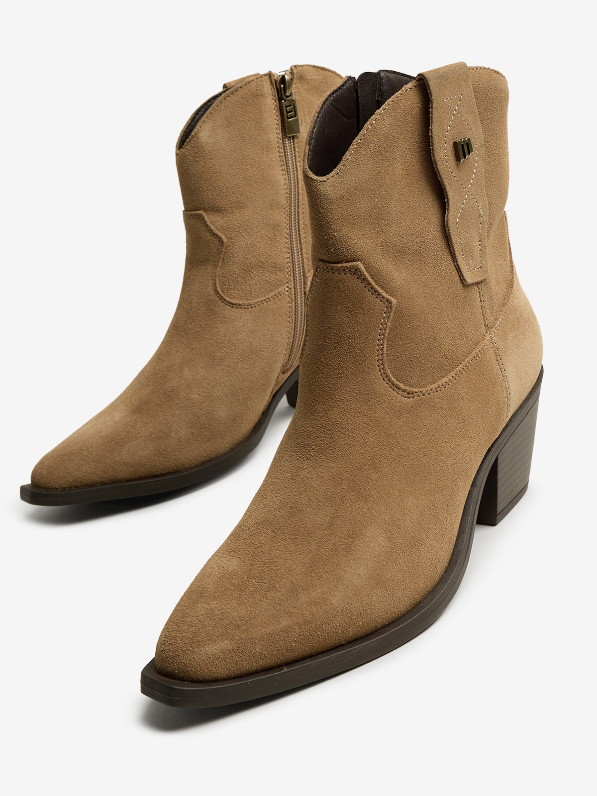 botines de tacón Mujer Botines marron 04