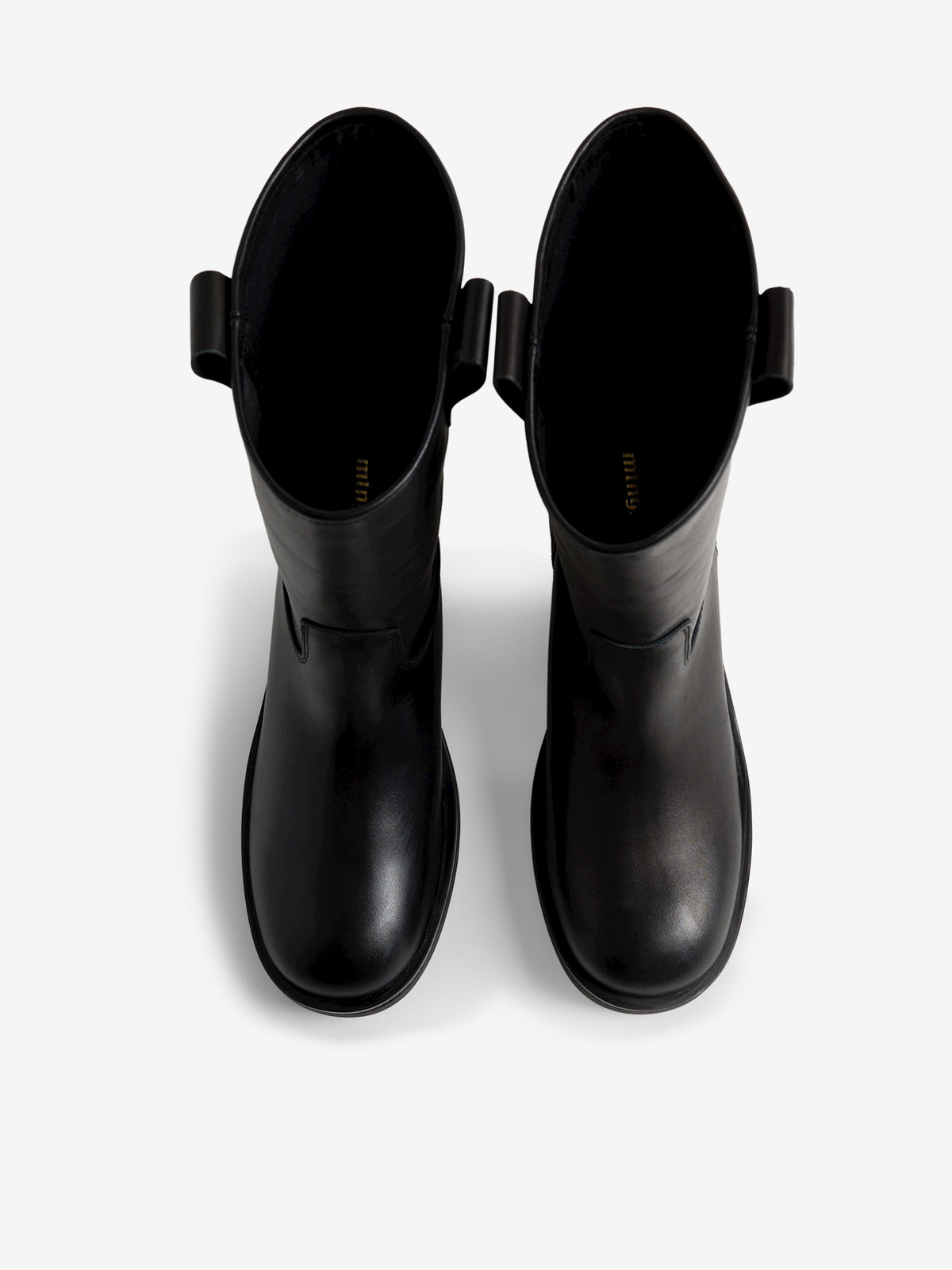 botines planos Mujer Botines de tacón negro 02