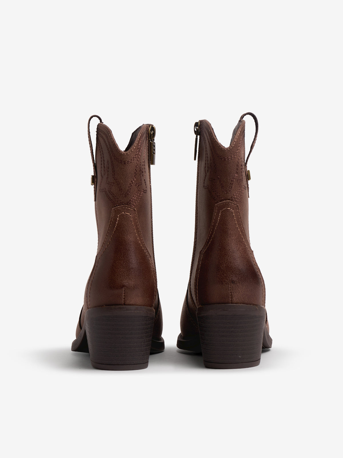botines planos Mujer Botines marron 03