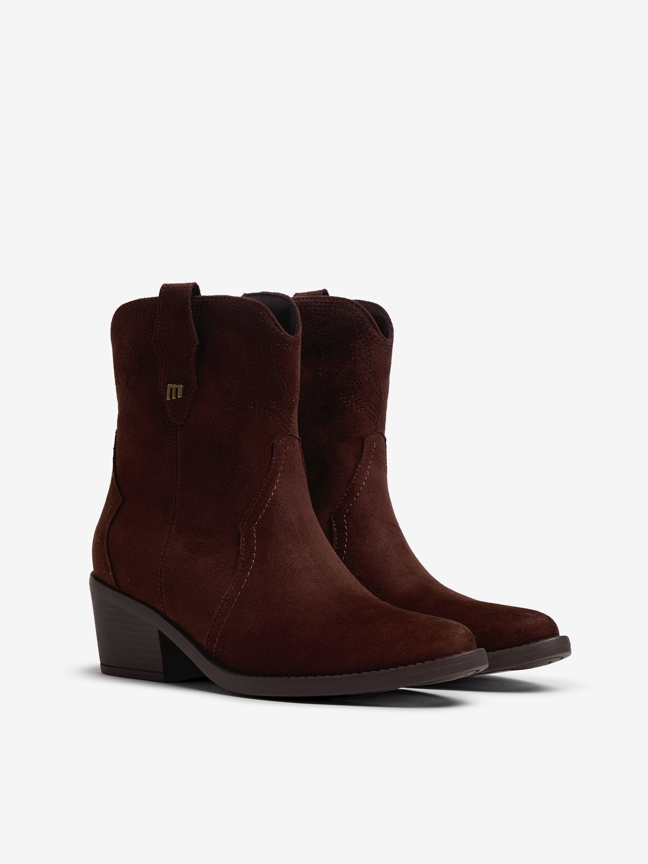 botines planos Mujer Botines de mujer marron 05