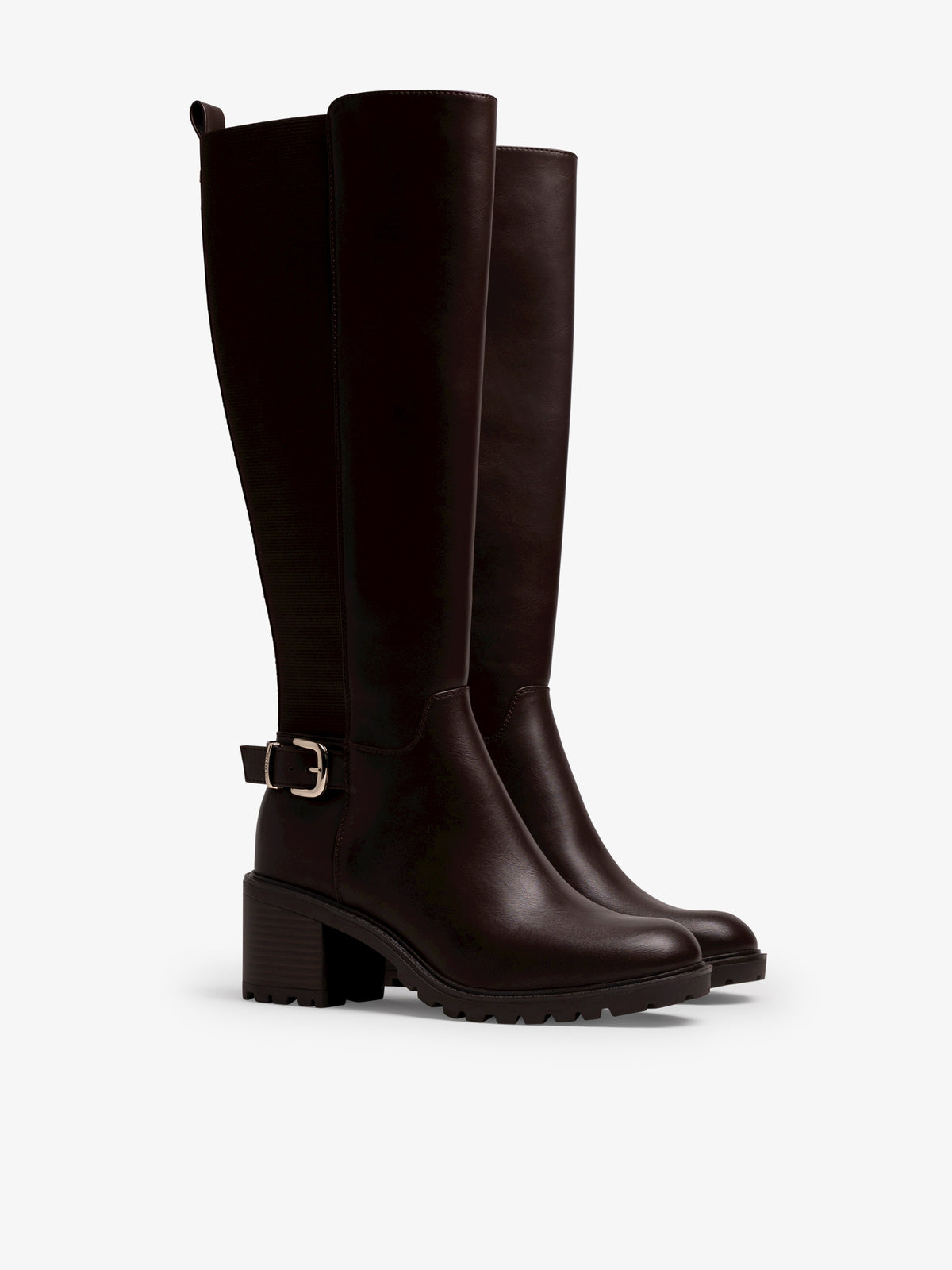 botas de tacón Mujer Botas marron 05
