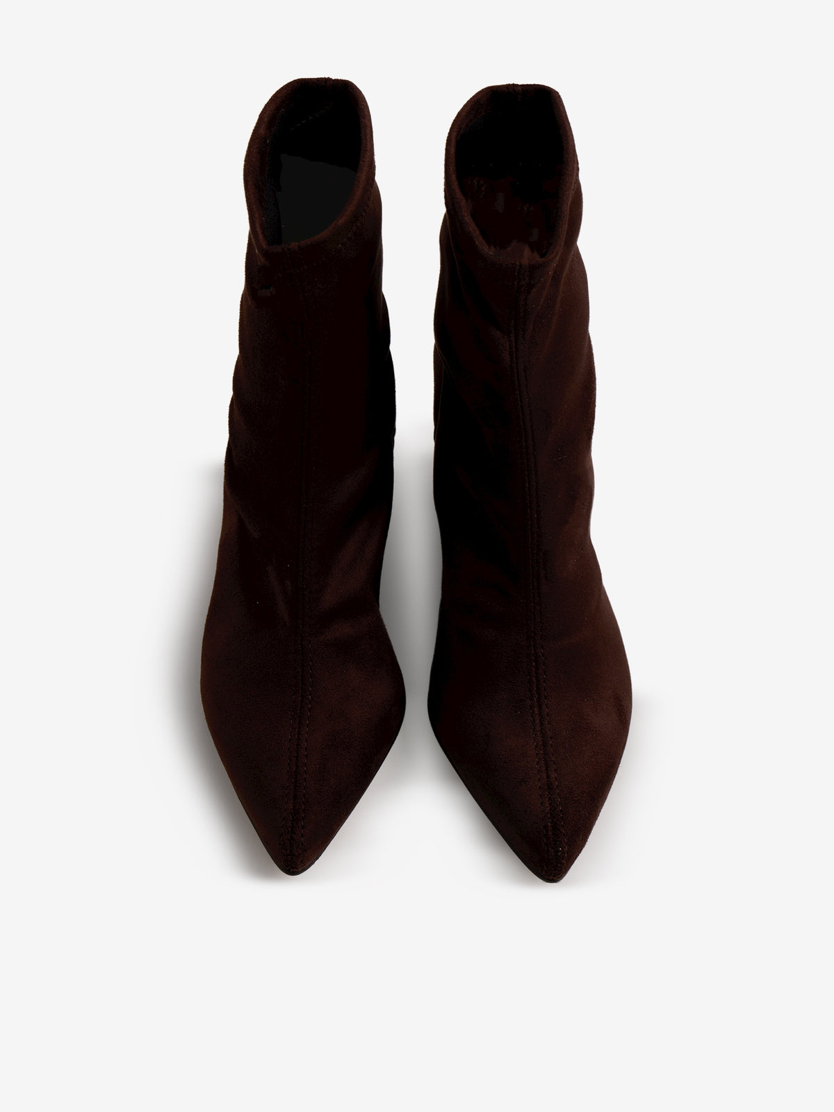 botines de tacón Mujer Botines marron 02
