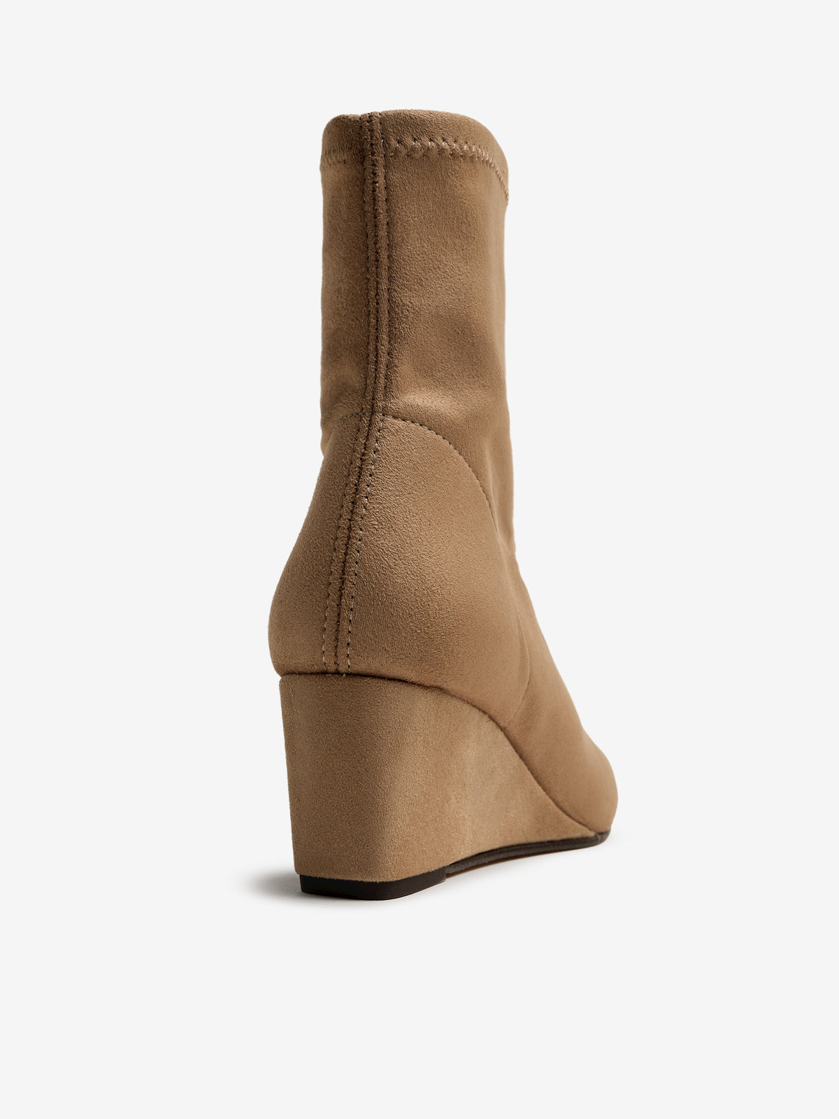 botines de tacón Mujer Botines beige 08