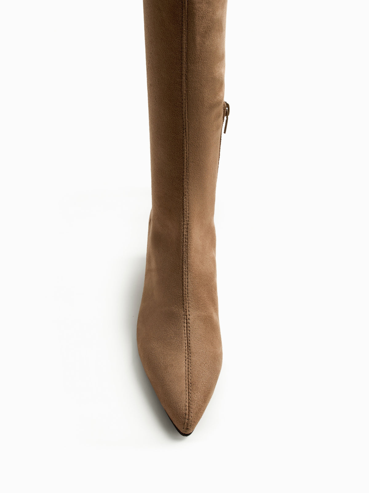 botas de tacón Mujer Botas beige 07