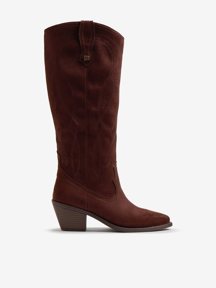 botas de tacón Mujer Botas marron 01