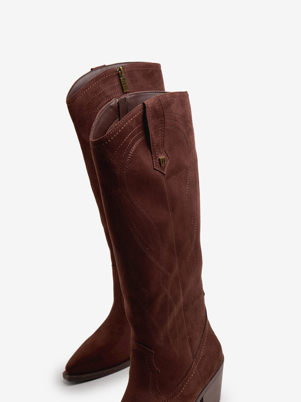 botas de tacón Mujer Botas marron 04