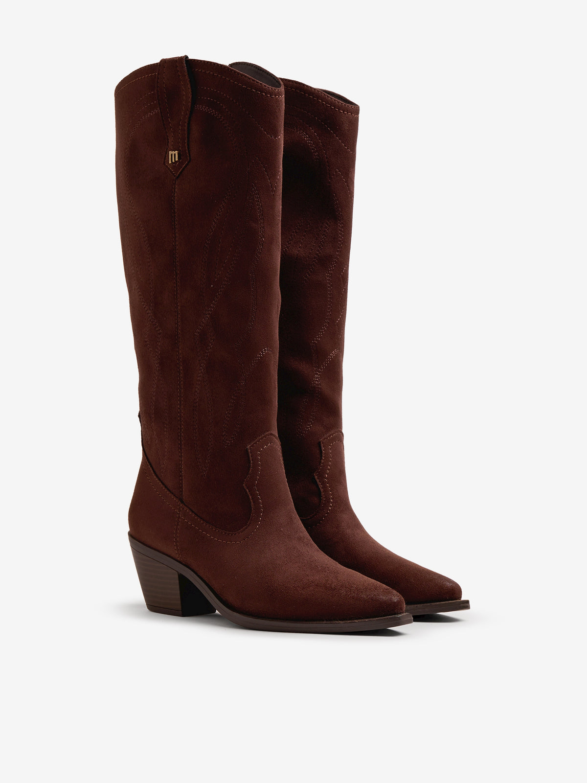 botas de tacón Mujer Botas marron 05