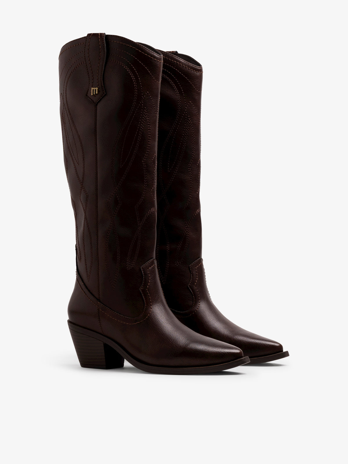 botas de tacón Mujer Botas marron 05