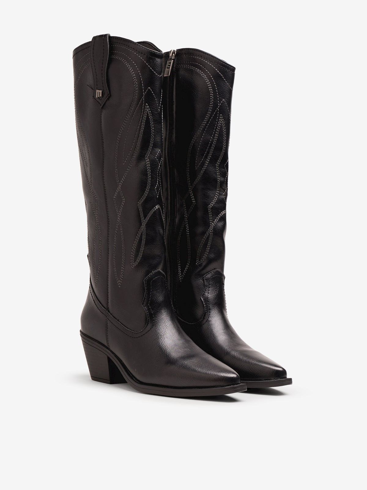botas de tacón Mujer Botas negro 05