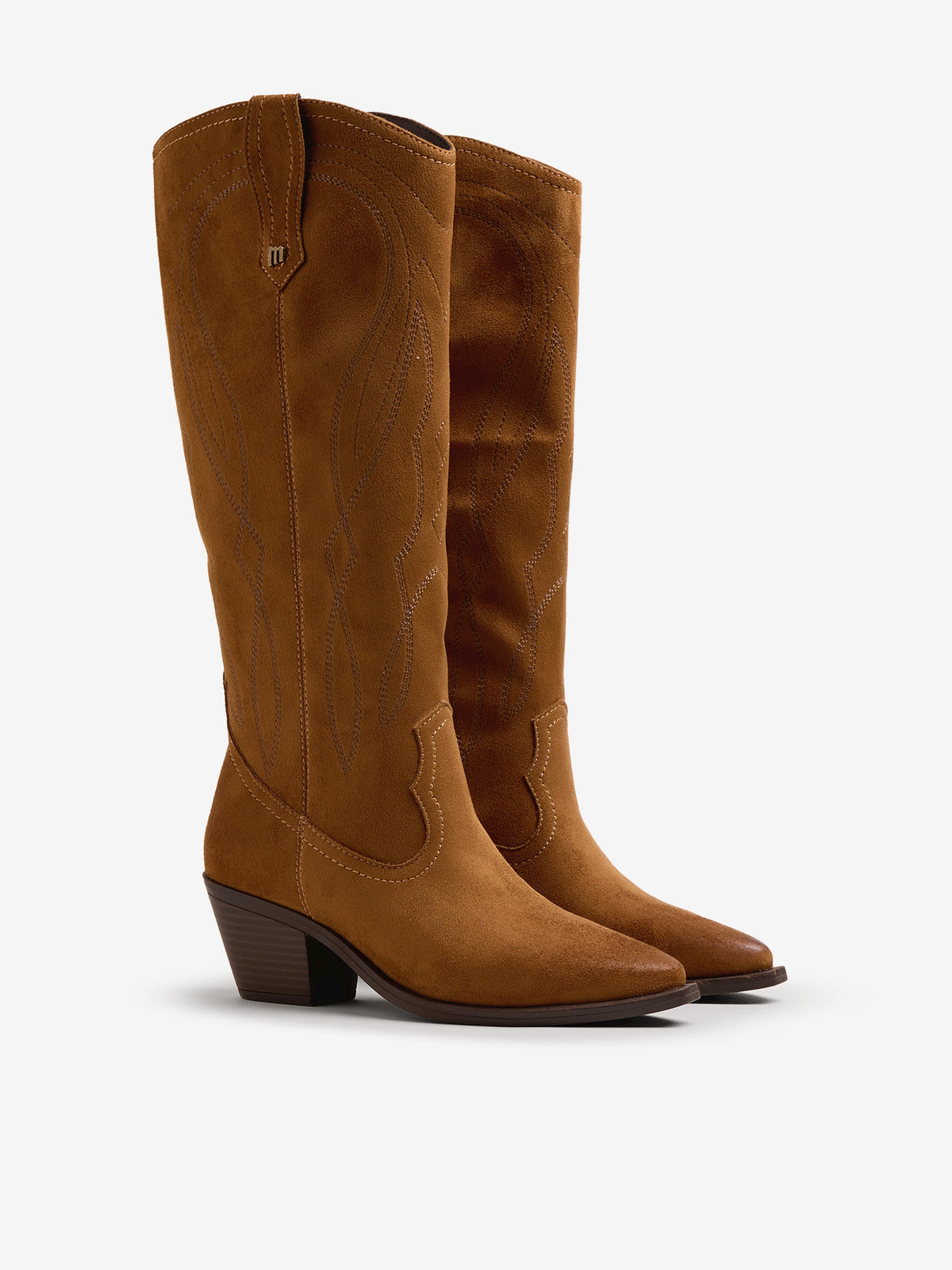 botas de tacón Mujer Botas cowboy marron 05