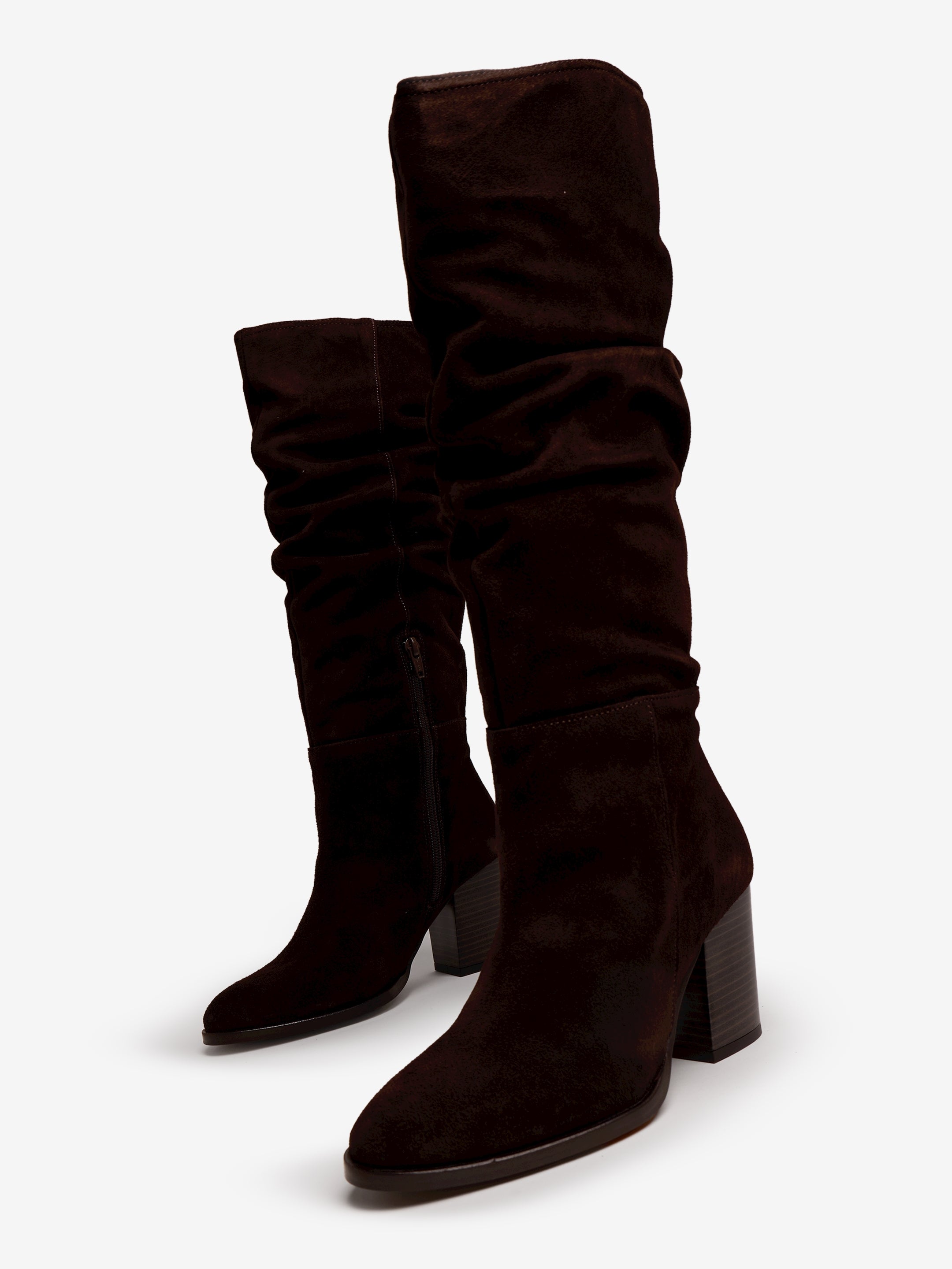 botas de tacón Mujer Botas marron 04