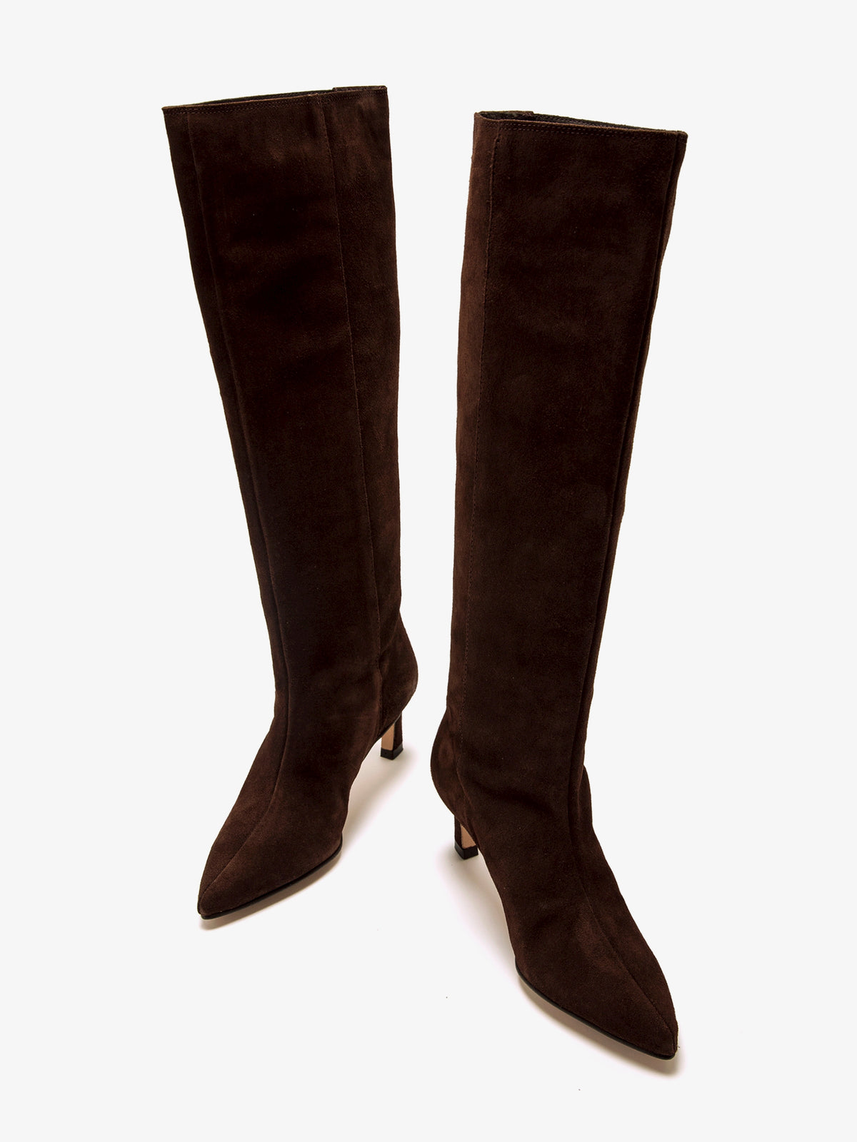 botas de tacón Mujer Botas de tacón marron 02