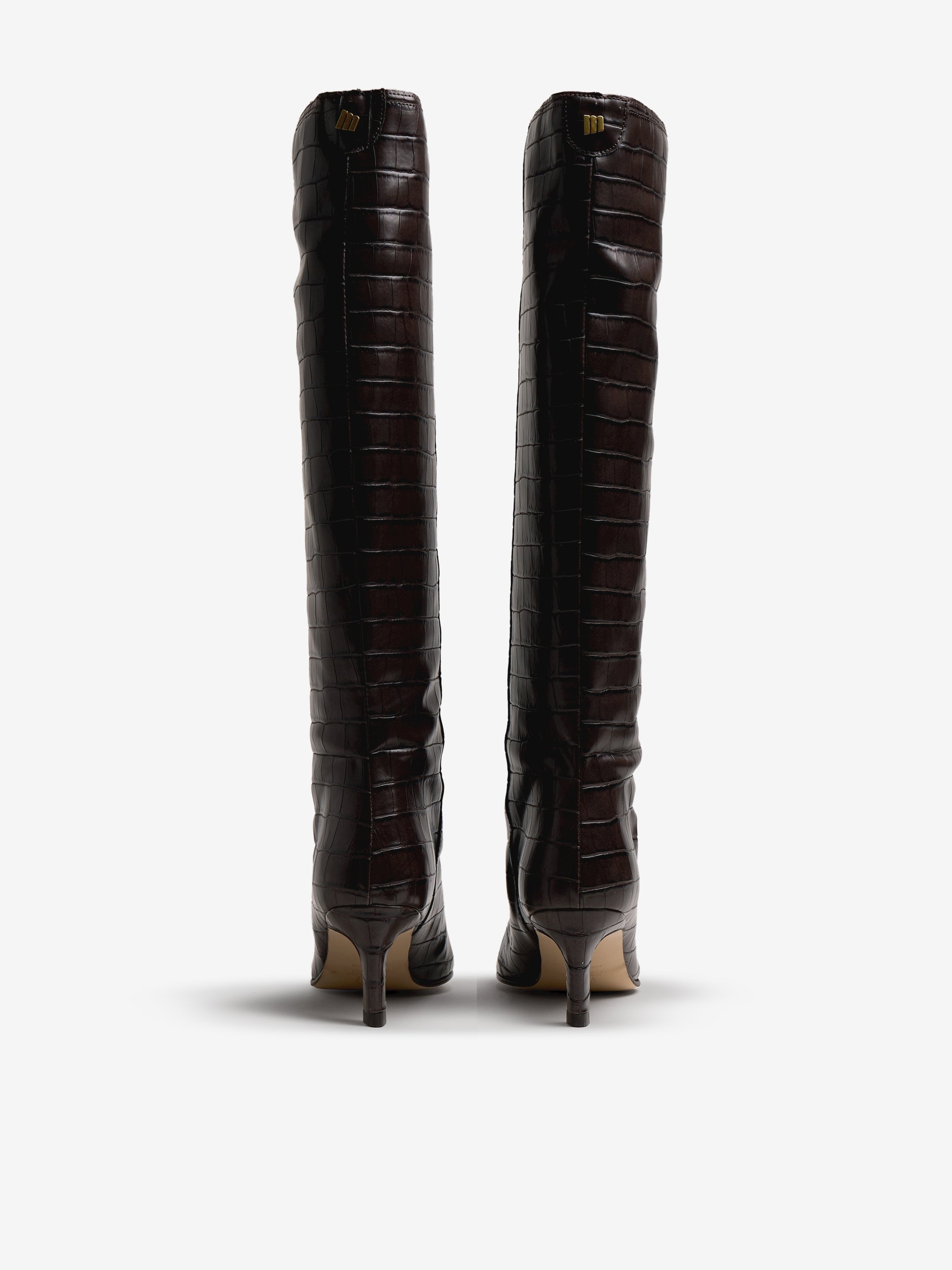 botas de tacón Mujer Botas de tacón marron 03