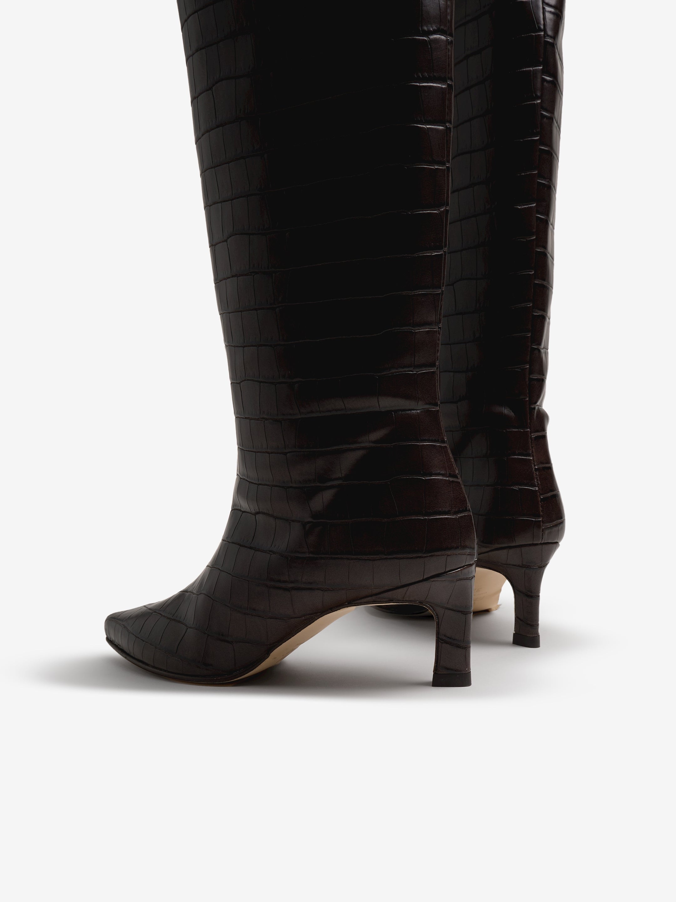 botas de tacón Mujer Botas de tacón marron 05