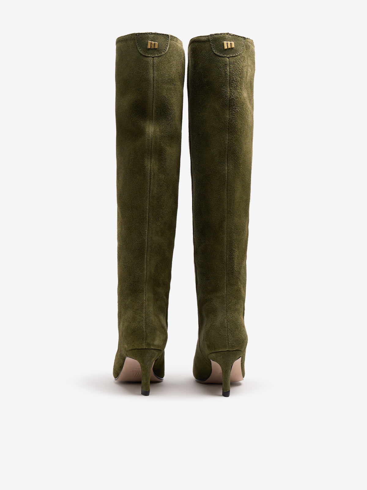 botas de tacón Mujer Botas verde 03