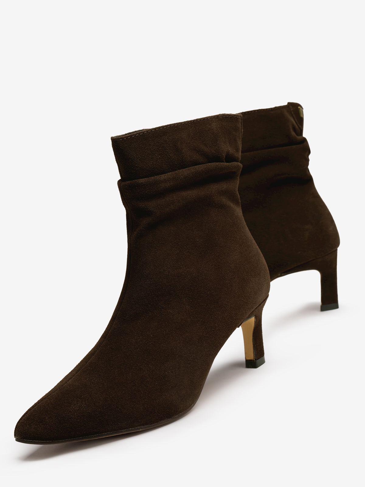 botines de tacón Mujer Botines de tacón marron 04