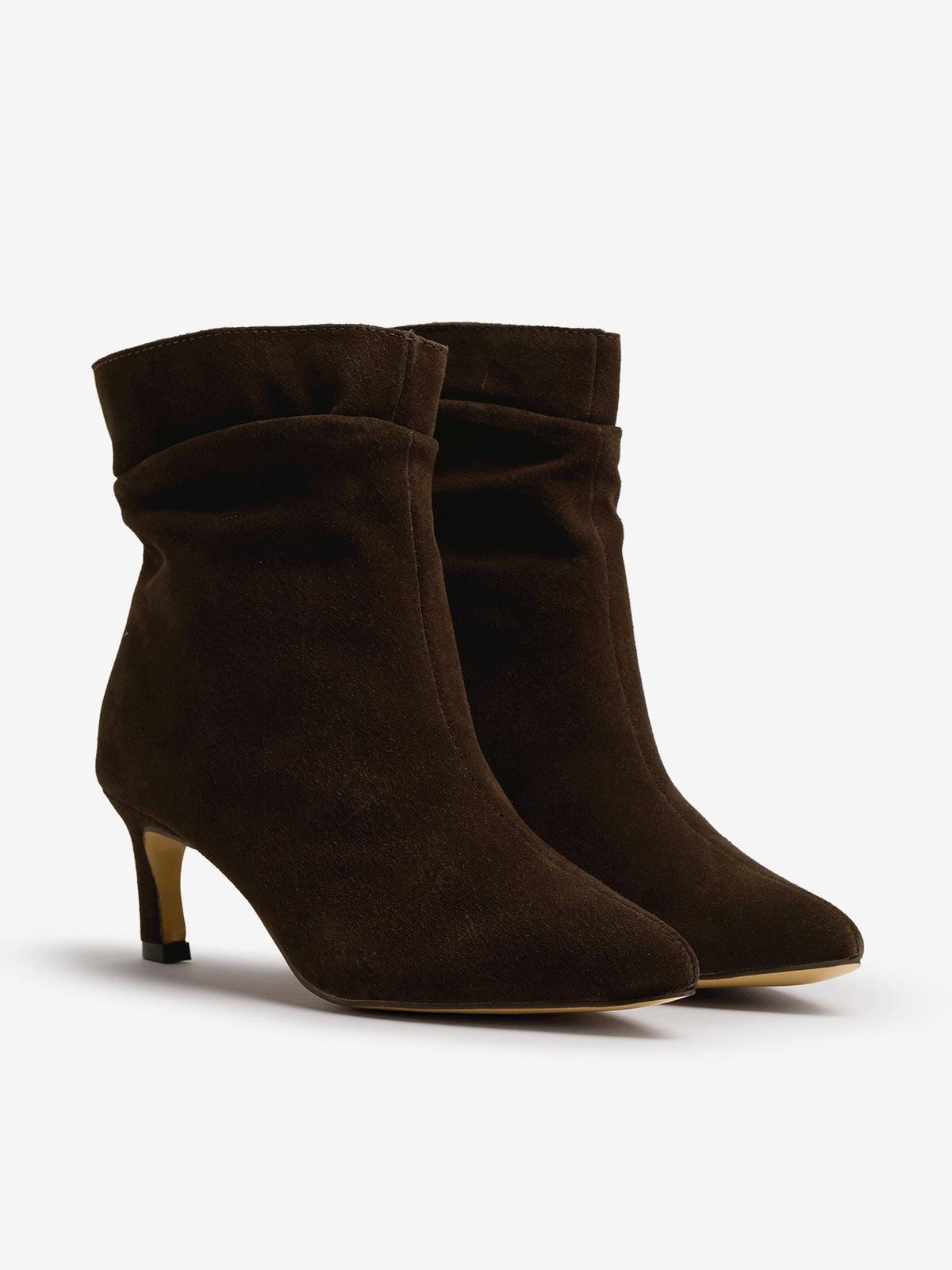 botines de tacón Mujer Botines de tacón marron 05